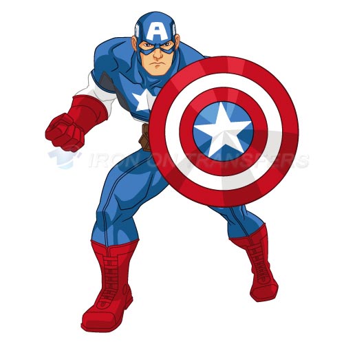 Captain America Iron-on Stickers (Heat Transfers)NO.66